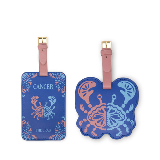 Kate Spade New York Astrology Luggage Tag Set of 2, Cancer