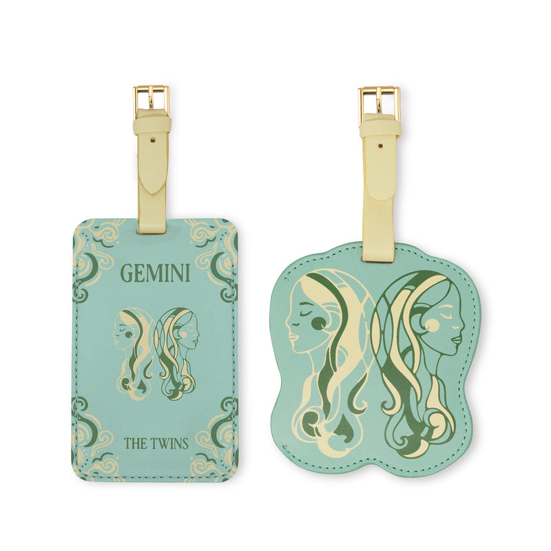 Kate Spade New York Astrology Luggage Tag Set of 2, Gemini