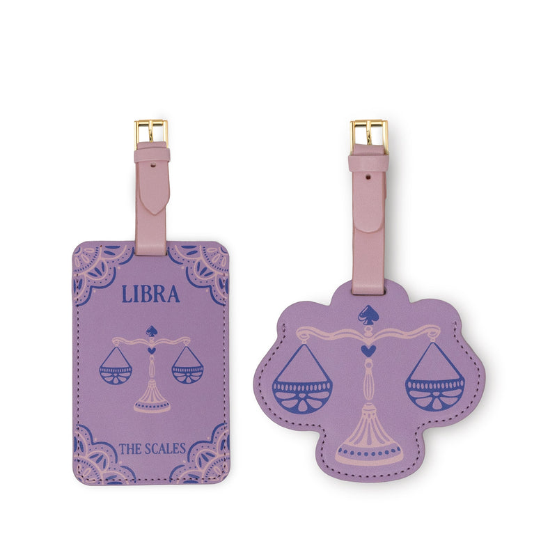 Kate Spade New York Astrology Luggage Tag Set of 2, Libra