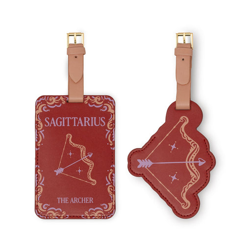 Kate Spade New York Astrology Luggage Tag Set of 2, Sagittarius