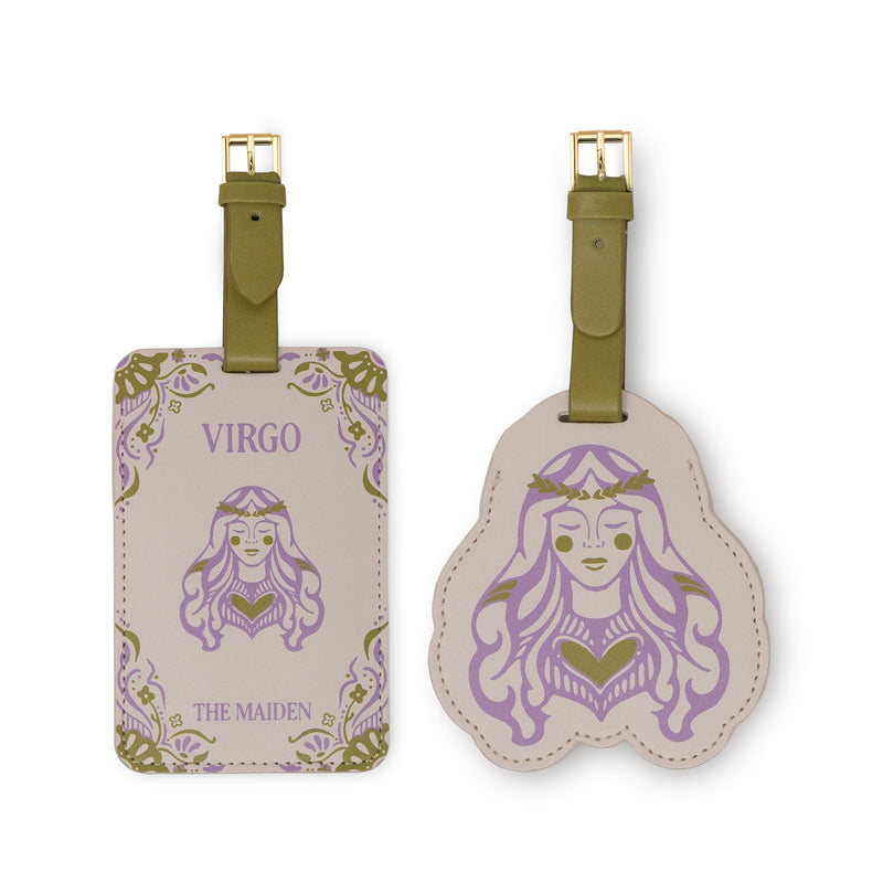 Kate Spade New York Astrology Luggage Tag Set of 2, Virgo