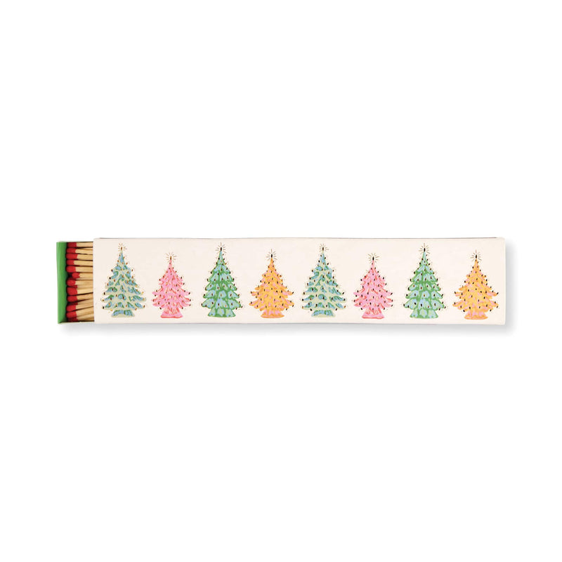 Christmas Trees Slender Boxed Matches
