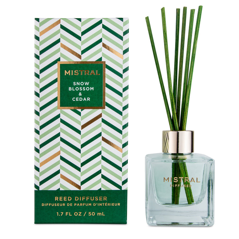 SNOW BLOSSOM & CEDAR REED DIFFUSER