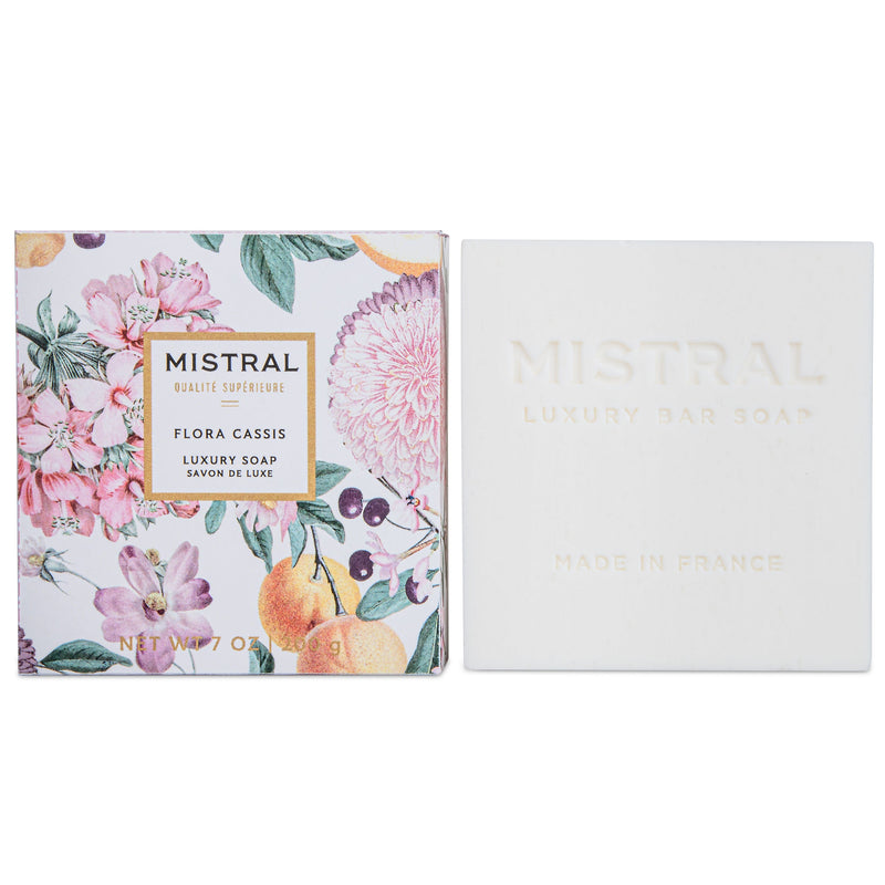 Mistral Luxe Square Bar Soap Flora Cassis