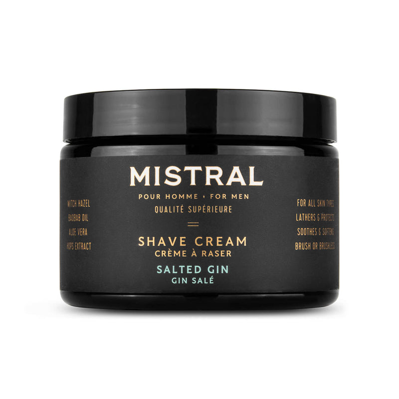 Mistral Men's Salted Gin Shave Cream