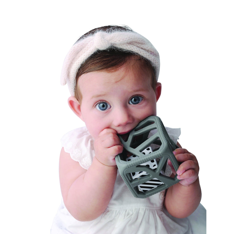 Baby with Chew Cube Grey