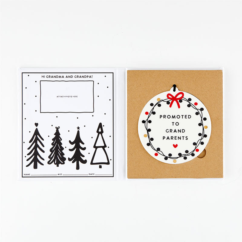 Ceramic Ornament | Promoted To Grandparents