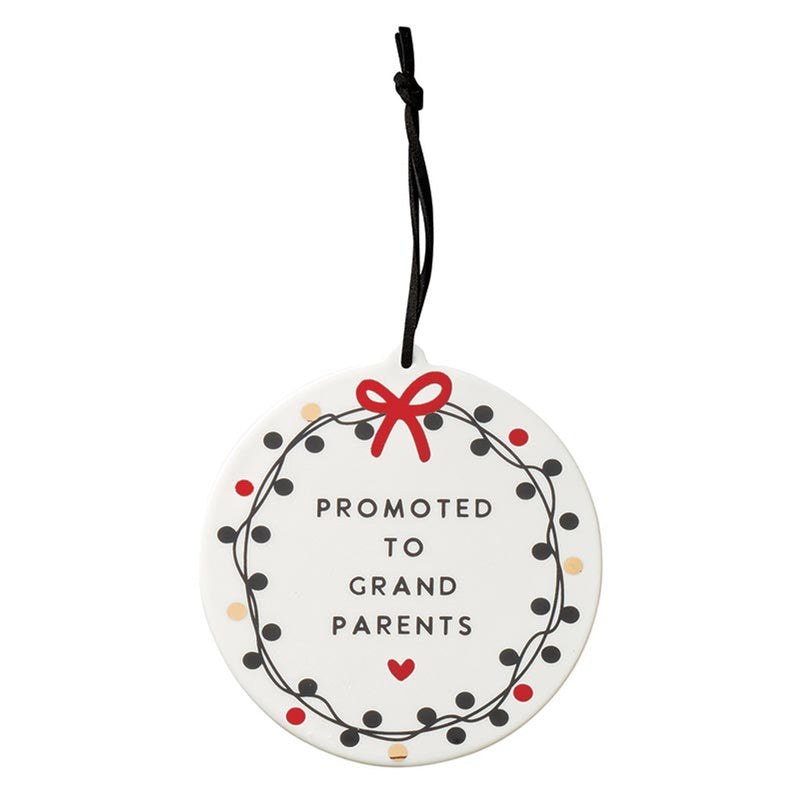 Ceramic Ornament | Promoted To Grandparents