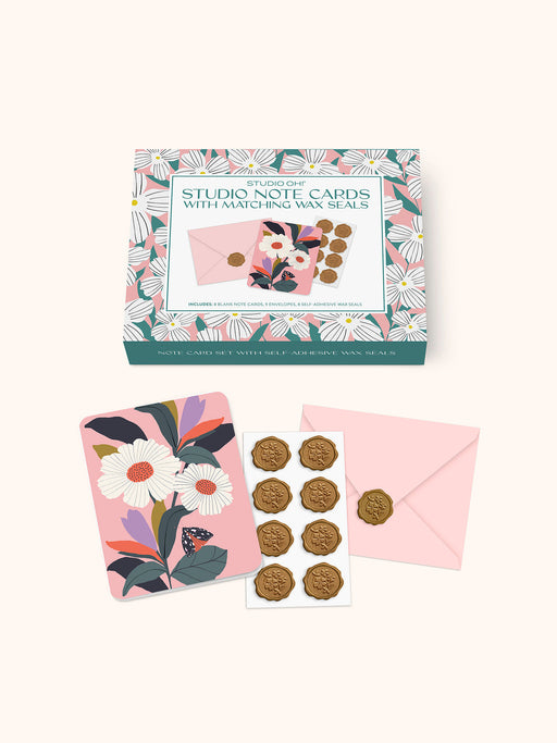 BLOOMING REFLECTIONS NOTE CARD SET WITH WAX SEAL - LOCAL FIXTURE