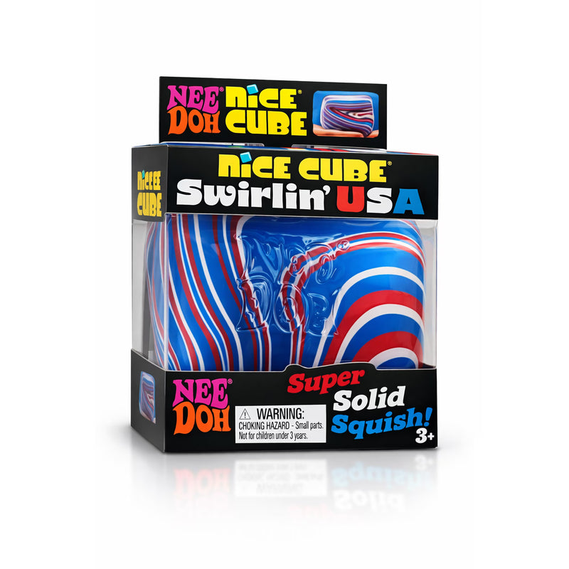 Needoh Swirlin' USA July 4th Squeeze Toy