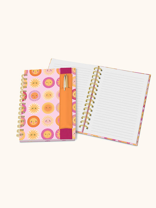 THE SUNNY SIDE OLIVER NOTEBOOK WITH PEN POCKET - LOCAL FIXTURE