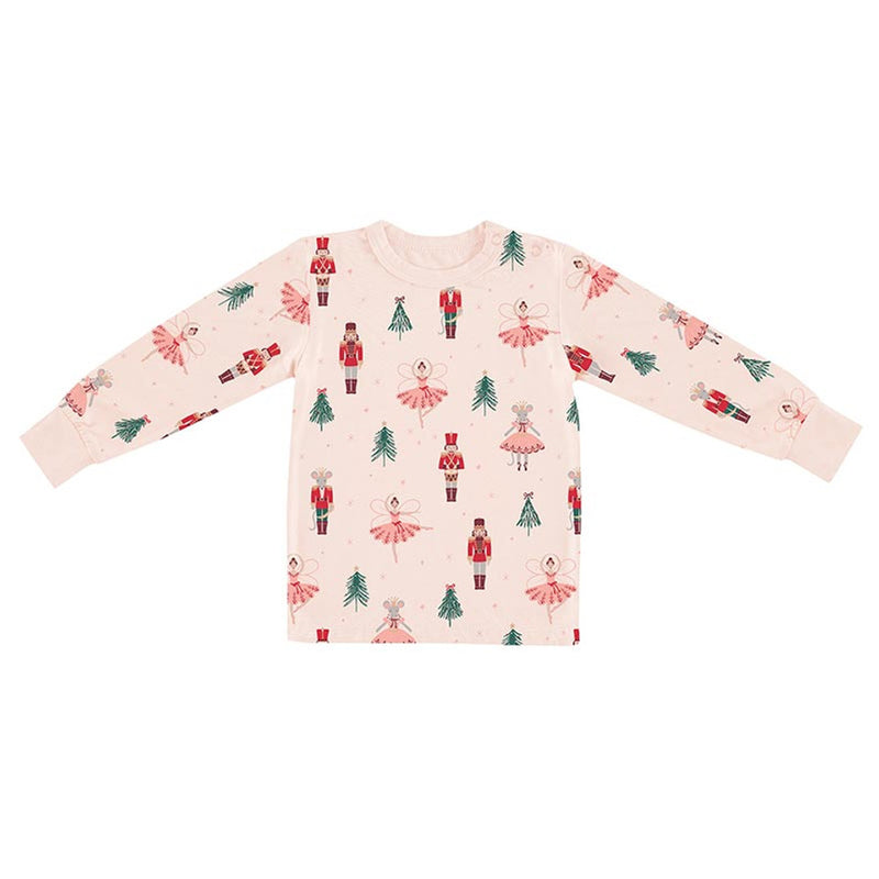 Two-Piece Pajama Set | Pink Nutcracker