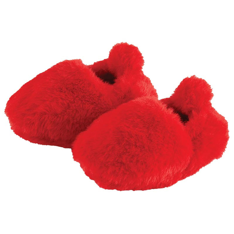 Plush Slippers | Red