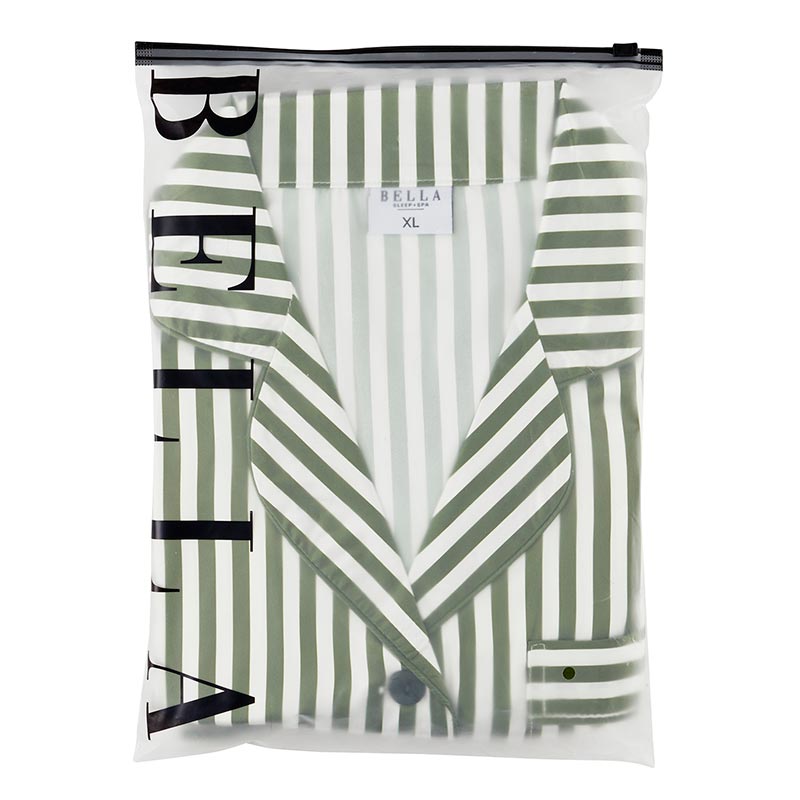 Full-Length PJ Set - Green Striped