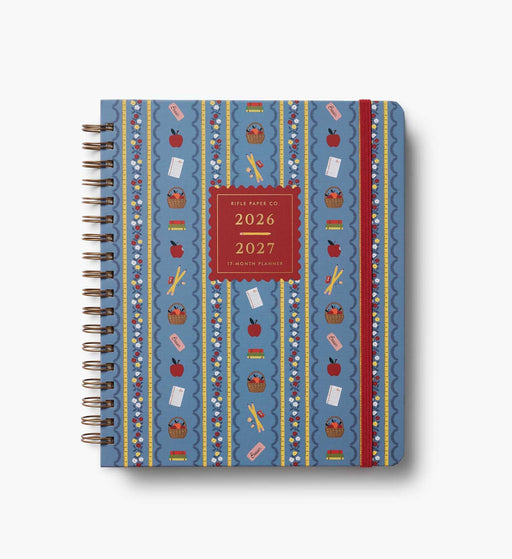 2027 School Supplies 17-Month Academic Hardcover Spiral Planner