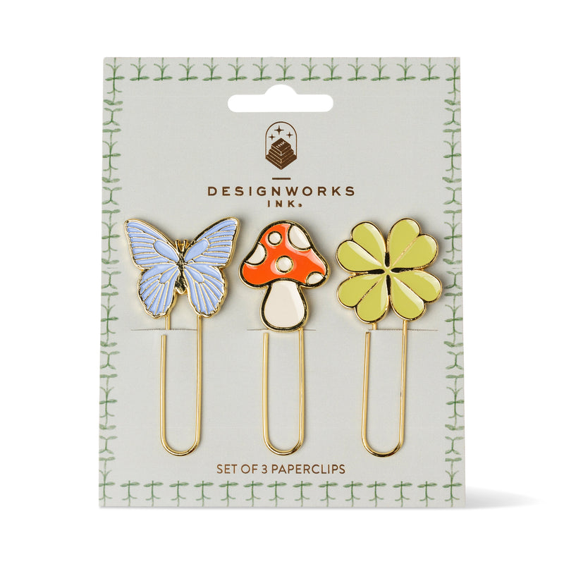Set of 3 Paperclips - Nature