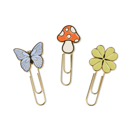 Set of 3 Paperclips - Nature, detail
