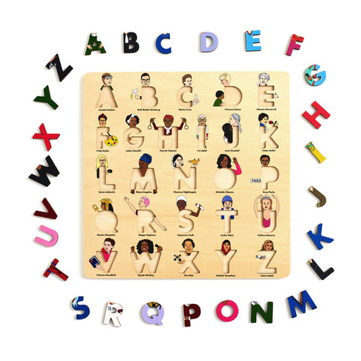 Lady Legends Wooden Alphabet Puzzle - LOCAL FIXTURE