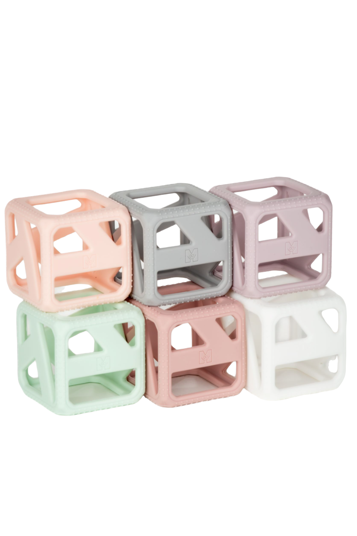 Stack N Chew Pastel cubes
