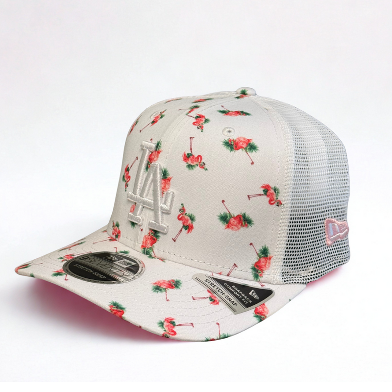 Los Angeles Dodgers Pattern 9SEVENTY Trucker | Flamingos
