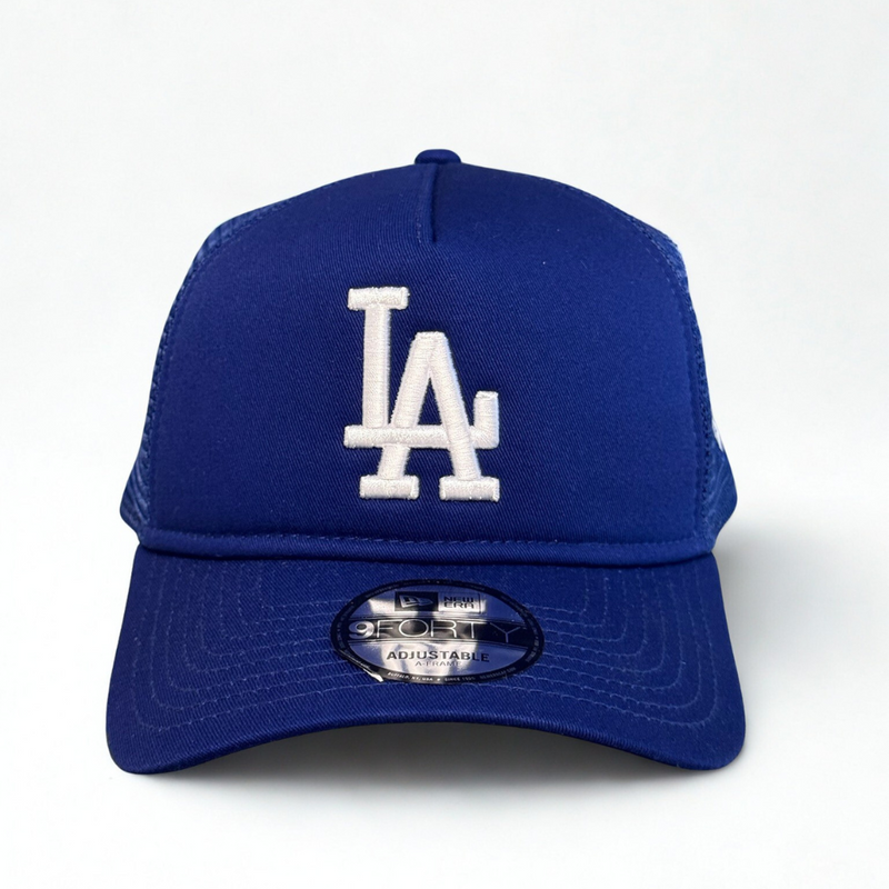 New Era Los Angeles Dodgers 9FORTY Adjustable A-Frame Padded Front | Royal Blue