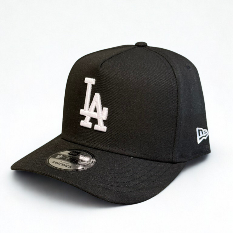 New Era Los Angeles Dodgers Poly 9FIFTY A-Frame Snapback | Black