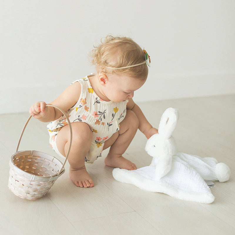 Sleeveless Muslin Romper | Floral