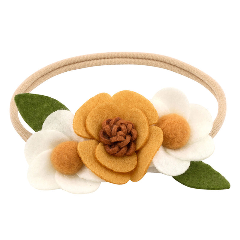 Felt Headband | Daisy/Gold