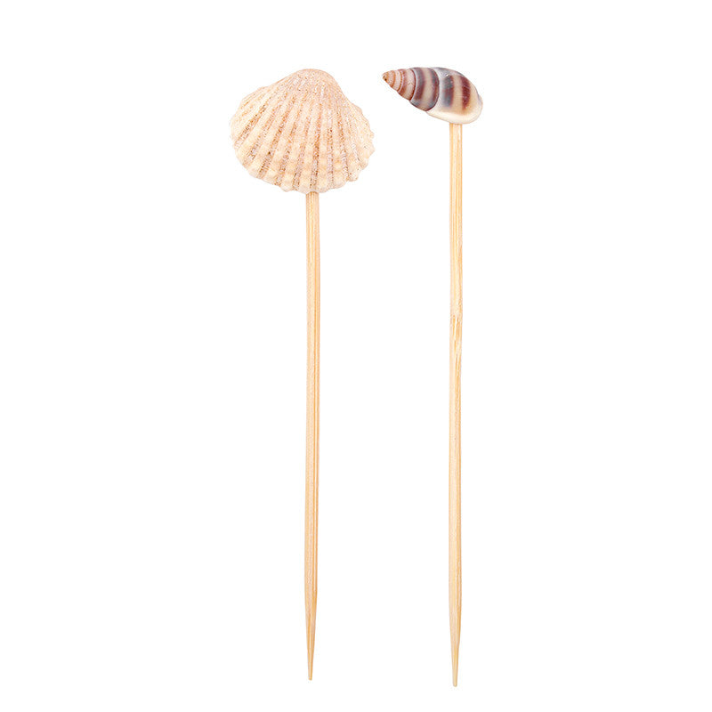 Shell Cocktail Picks | Set of 50
