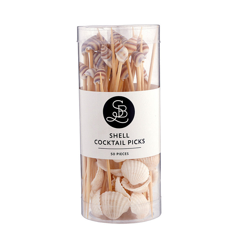 Shell Cocktail Picks | Set of 50