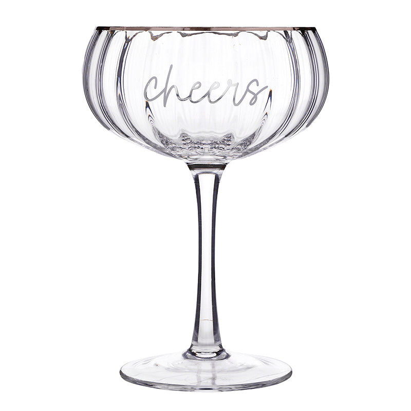 Face to Face Champagne Coupe - Cheers