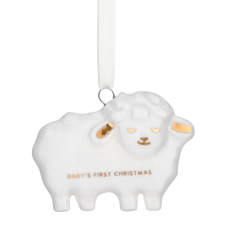 Baby's First Christmas Ornament | Lamb