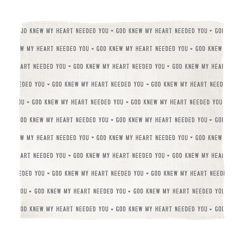 Swaddle Blanket | God Knew My Heart