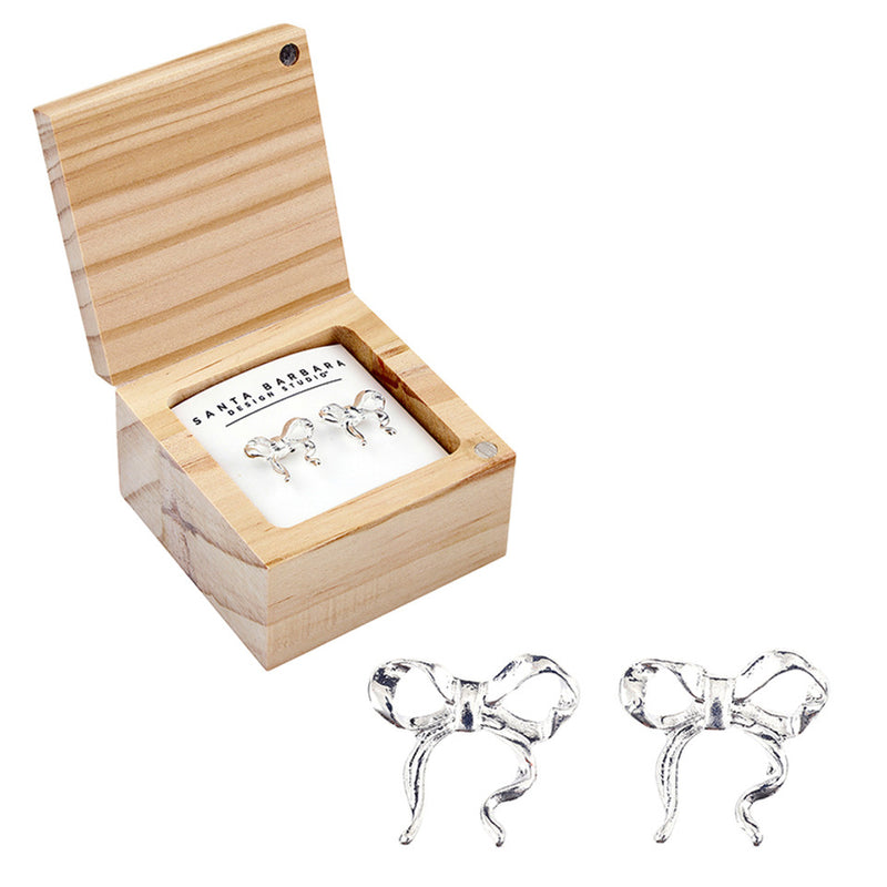 Treasure Box Bow Earring | Darling Daughter