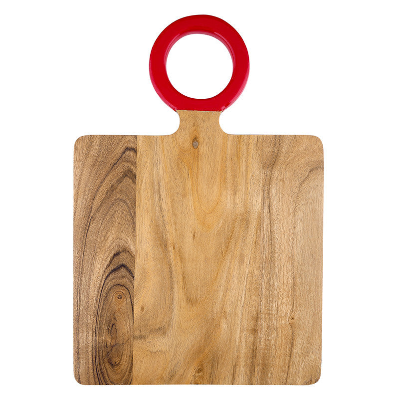 Wood Board with Enamel Handle | Small