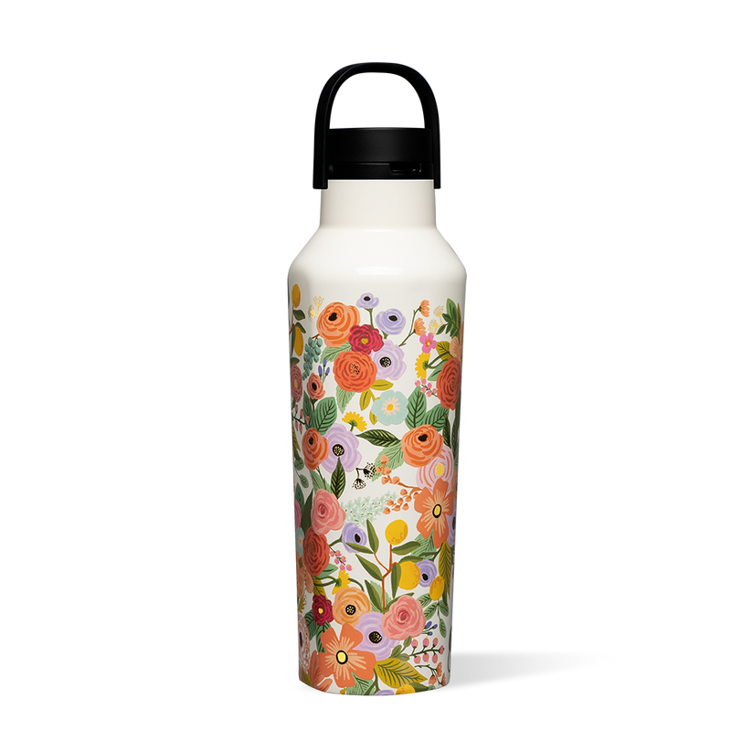 Rifle Paper Co. Sport Canteen 20oz - Garden Party Cream