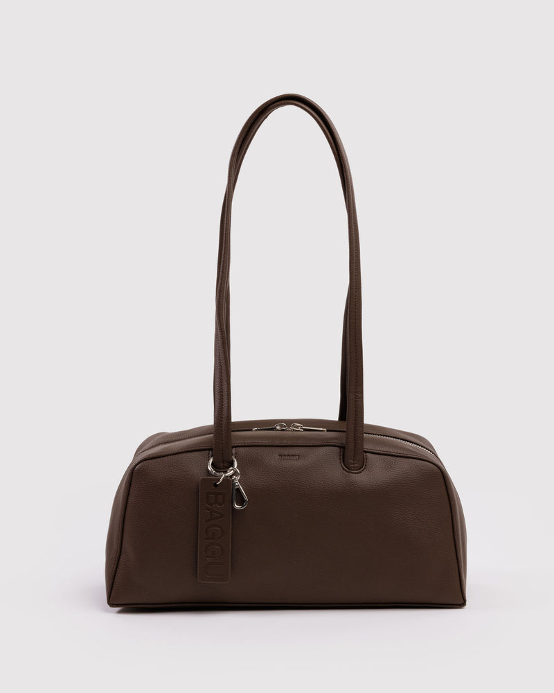 Recycled Leather Bowler Bag