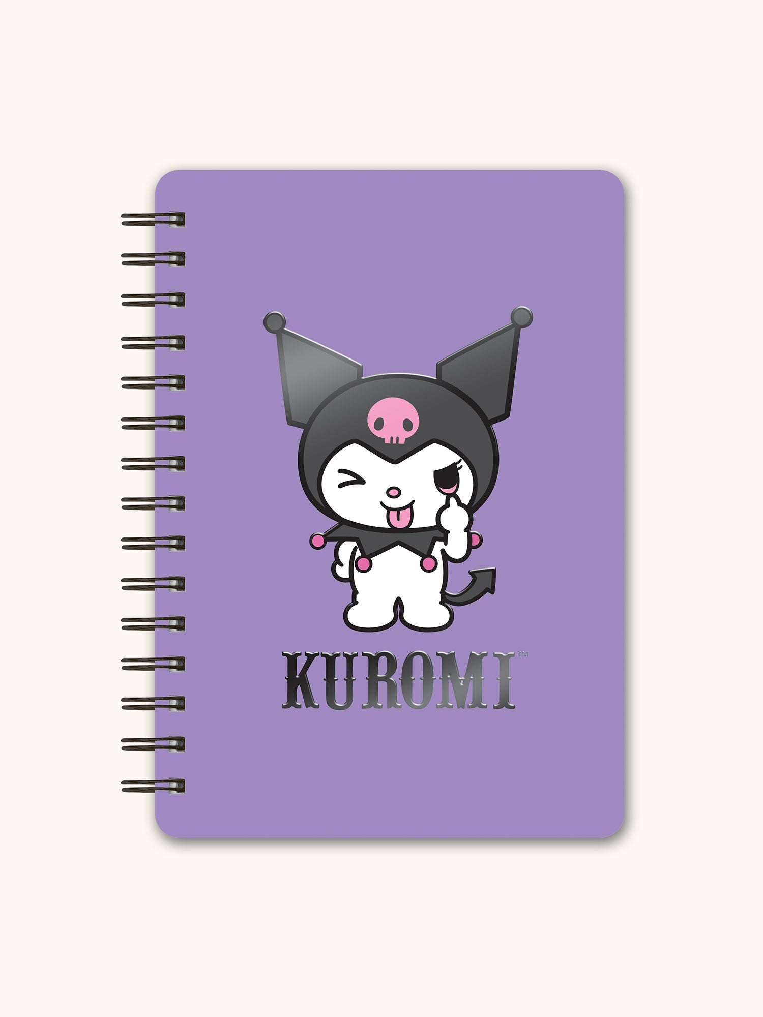 Sanrio Totally Kuromi Agatha Notebook with Sticker Sheet — LOCAL FIXTURE