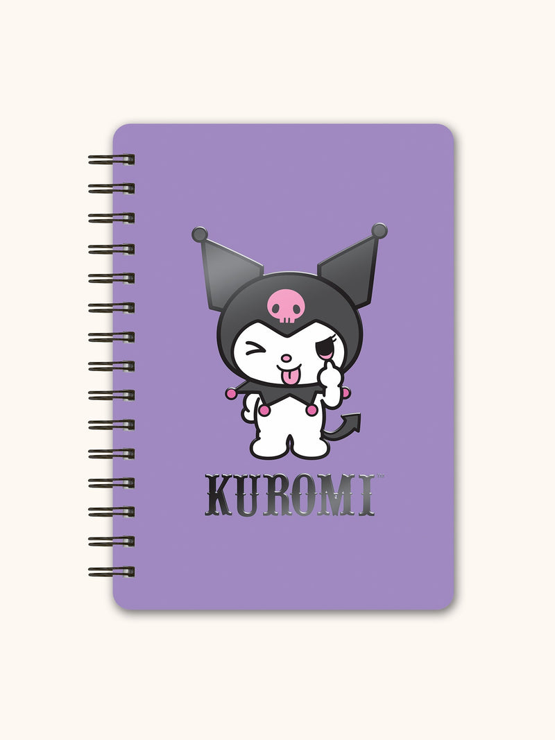 Colorful Bbq Sticker Sanrio Totally Kuromi Agatha Notebook with Sticker Sheet — LOCAL FIXTURE