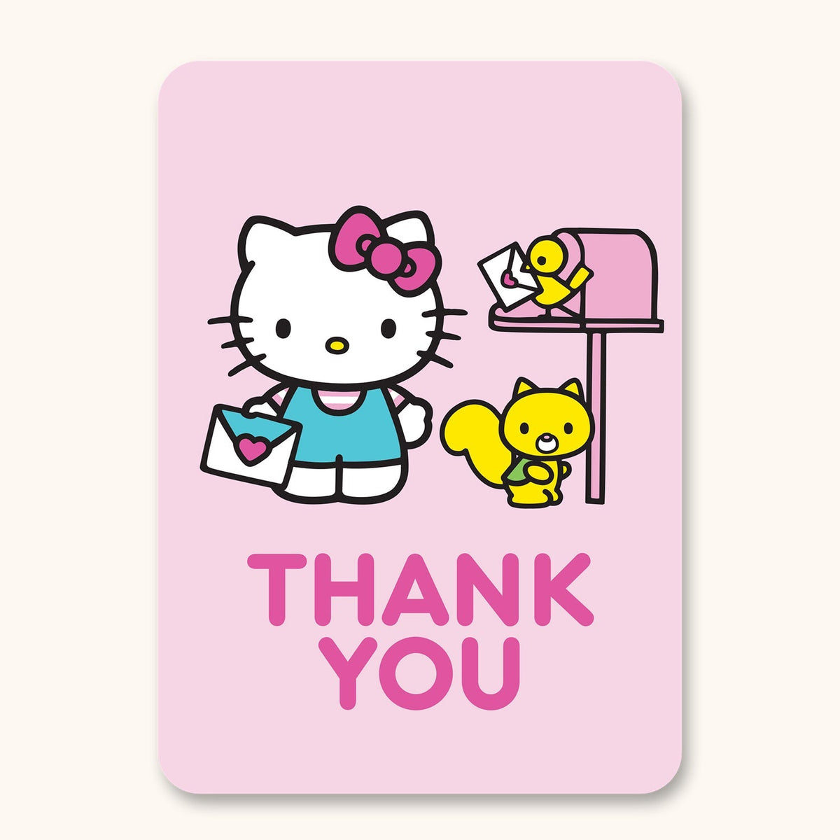 Hello Kitty Outdoor Fun Thank you Deluxe Greeting Card — LOCAL FIXTURE