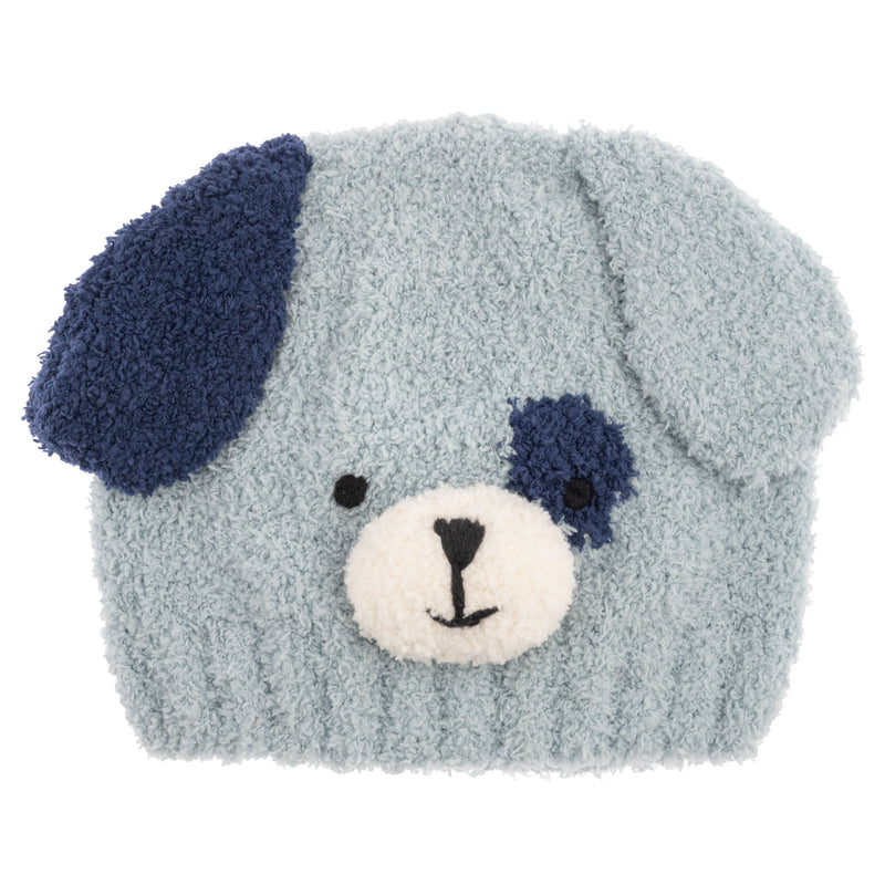 Stephen Joseph Chenille Baby Beanie - Puppy