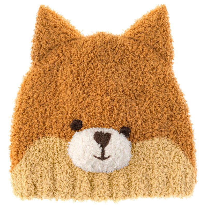 Stephen Joseph Chenille Baby Beanie - Fox