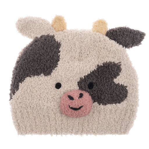 Stephen Joseph Chenille Baby Beanie - Cow
