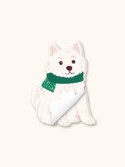 Cheery Christmas Dog Sticky Note Set