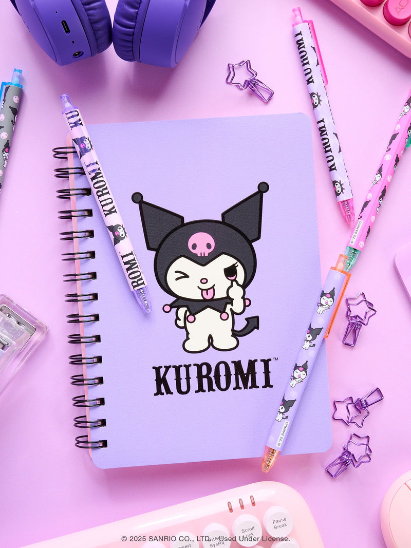 Sanrio Totally Kuromi Agatha Notebook with Sticker Sheet