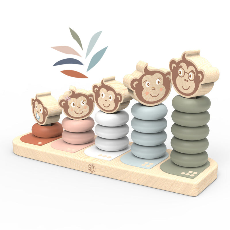 Monkey Family Stacker - LOCAL FIXTURE