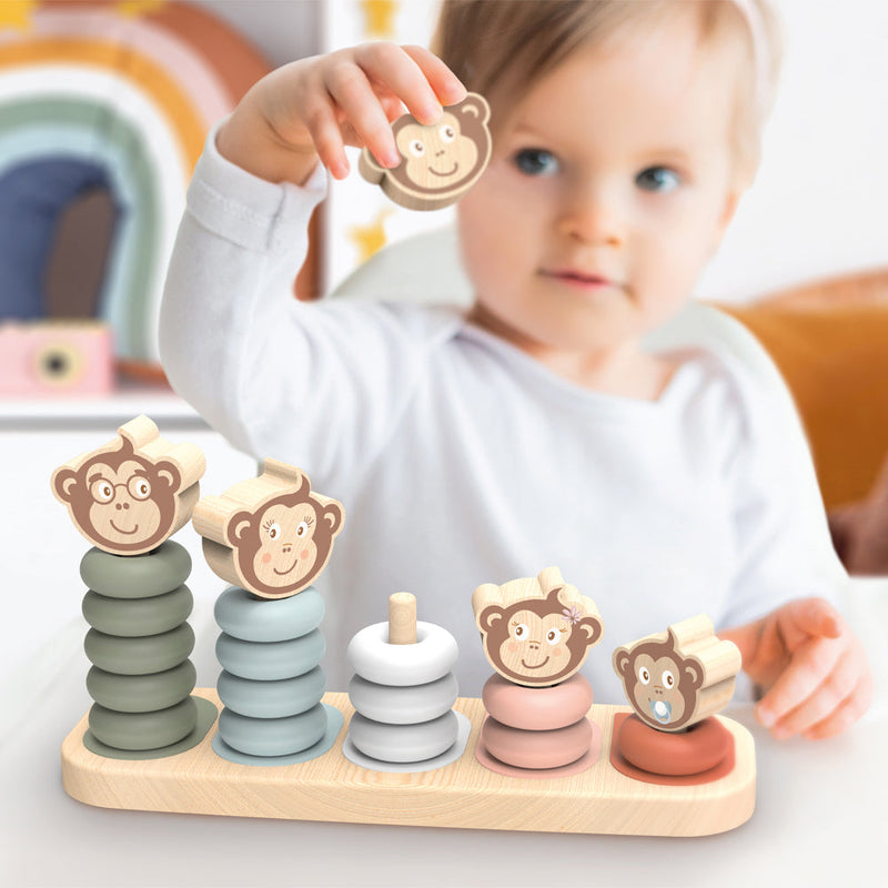 Monkey Family Stacker - LOCAL FIXTURE