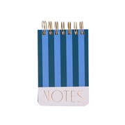 Chunky Small Twin Wire Notepad - Blue & Navy