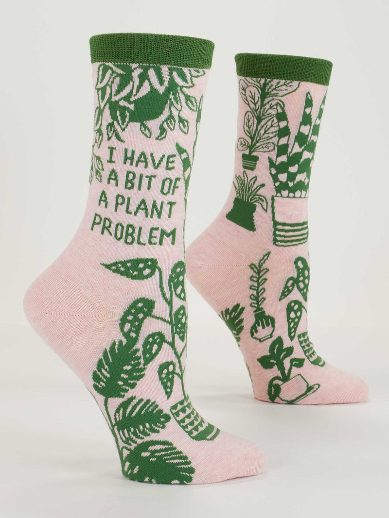 I Have A Bit Of A Plant Problem Crew Socks