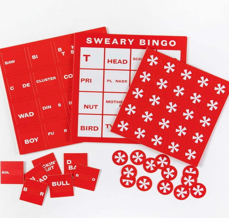 Laurence King Sweary Bingo: A Party Game for The Potty-Mouthed - LOCAL FIXTURE